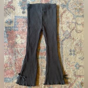 Zara Girls Ribbed Flare Legging